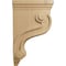 Ekena Millwork 3 7/8"W x 8"D x 13"H Boston Traditional Scroll Corbel, Cherry COR03X08X13TSCH - alternate 3